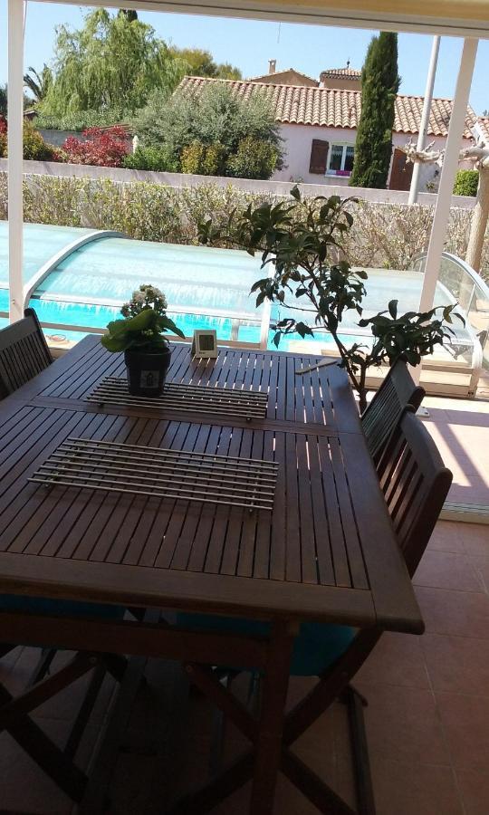 Lauriers Roses Bed & Breakfast Puisserguier ภายนอก รูปภาพ
